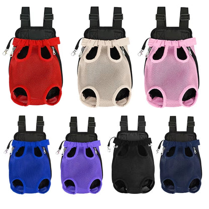 Portable Breathable Cat Bag Pet Travel Tote Bag Backpack for Carrying Pets on Both Shoulders Outdoor Travel Set for Cats and Dog